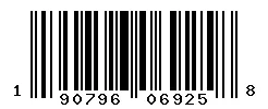 UPC barcode 190796069258