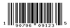 UPC barcode 190796091235