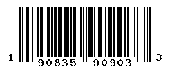 UPC barcode number 190835909033