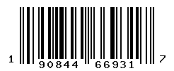 UPC barcode number 190844669317