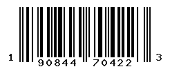 UPC barcode number 190844704223