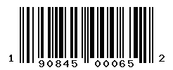 UPC barcode number 190845000652