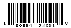 upc 190864220918 barcode image