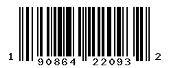 upc 190864220932 barcode image