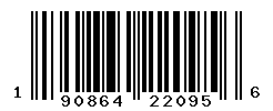 upc 190864220956 barcode image