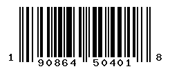 upc 190864504018 barcode image