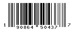upc 190864504377 barcode image