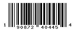 UPC barcode 190872404454