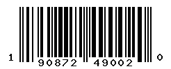 UPC barcode 190872490020