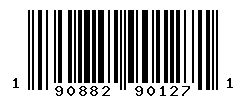 UPC barcode number 190882901271