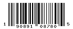 UPC barcode number 190891087805