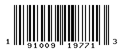UPC barcode 191009197713