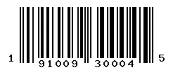 UPC barcode 191009300045