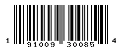 UPC barcode 191009300854