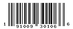 UPC barcode 191009301066