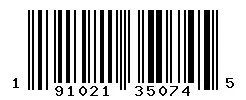 191021350745 barcode