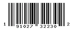 191027322302 barcode