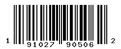 UPC barcode number 191027905062
