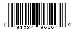 UPC barcode number 191027905079