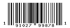 191027998781 barcode