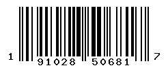 upc 191028506817 barcode image