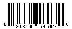 upc 191028545656 barcode image