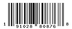 UPC barcode 191028808768