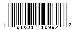 UPC barcode number 191031199877