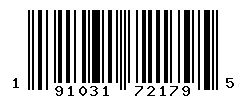 UPC barcode number 191031721795
