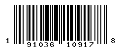 upc 191036109178 barcode image