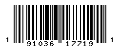 upc 191036177191 barcode image