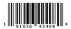 UPC barcode number 191036424080