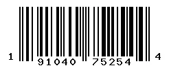 191040752544 barcode