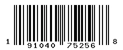 191040752568 barcode