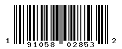 UPC barcode number 191058028532