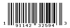 191142325943 barcode