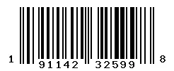 191142325998 barcode