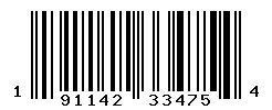 191142334754 barcode