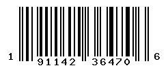 191142364706 barcode