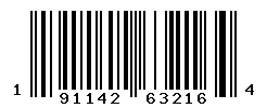 191142632164 barcode