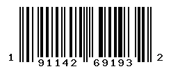 191142691932 barcode