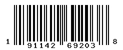 191142692038 barcode