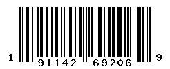 191142692069 barcode
