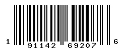 191142692076 barcode