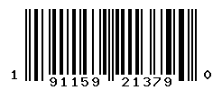 UPC barcode number 191159213790