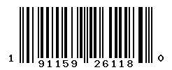 191159261180 barcode