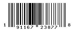 UPC barcode 191167238778