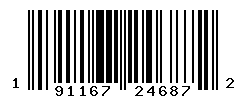 UPC barcode number 191167246872