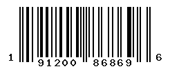 UPC barcode number 191200868696