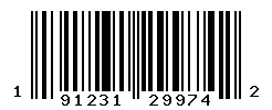 UPC barcode 191231299742